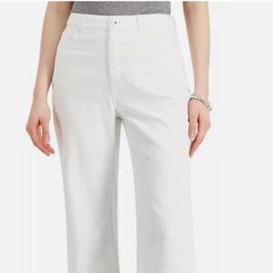 NWT Style & Co High Rise Slouchy Crop Jeans size 14 white